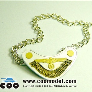 俏皮鲨 coomodel 1/6 二战德军狗牌宪兵牌 非真人用品 现货