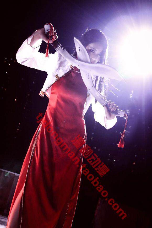 黑礁 香花 旗袍装 cosplay服装 承接各种动漫服装定制