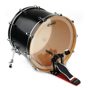架子鼓 evans eq3 bd22gb3 22英寸透明架子鼓底鼓皮 双层油皮 不含鼓