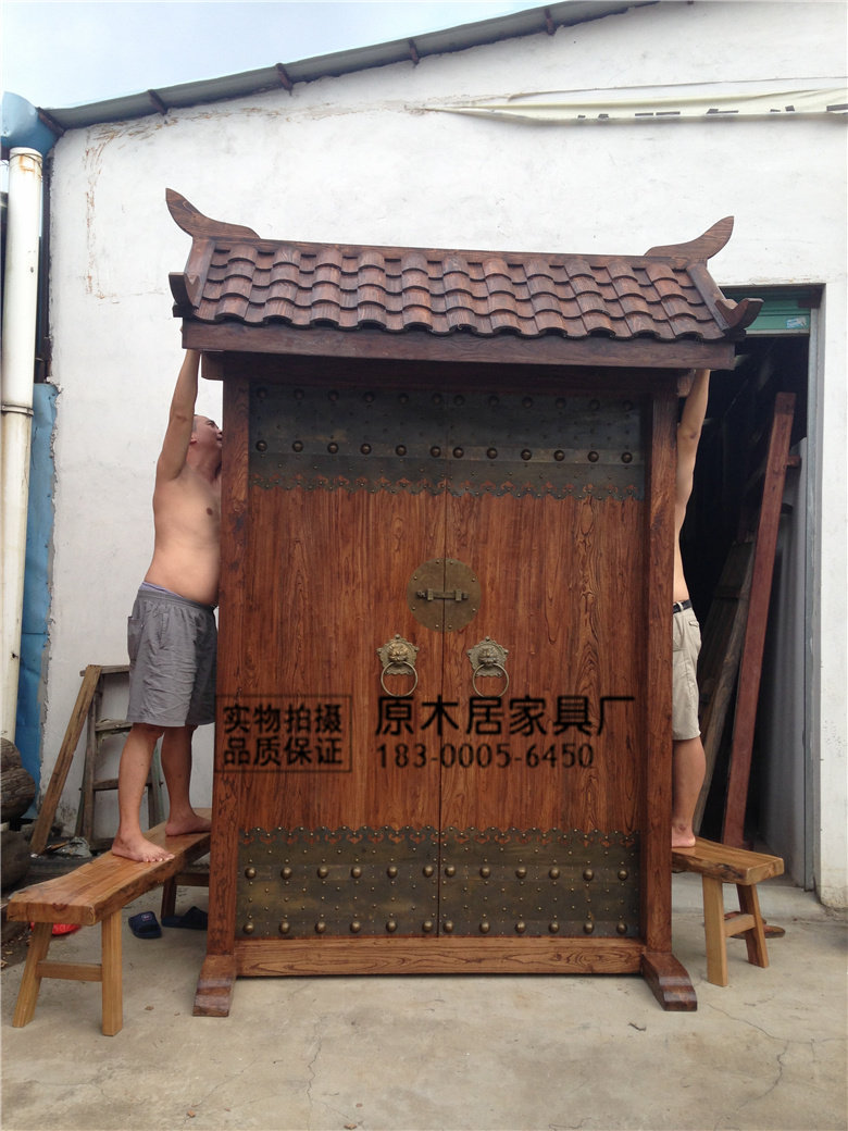 中式复古大门图片大全,_大山谷图库