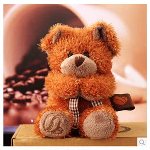 哥伦比亚咖啡熊coffee bear咖啡豆熊小熊泰迪熊咖啡豆香薰泰迪熊