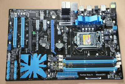 华硕p7h55/usb3 全固态1156针 ddr3 i3 i5 i7 豪华大主板 秒p55