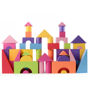 积木/拆装/串珠/拼图/配对玩具 建构/拼插积木 > 环保大块海绵儿童