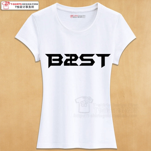 exo边伯贤supreme同款短袖t恤朴灿烈吴世勋最新款ny大标志衣服