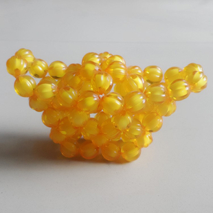 包邮串珠手工艺品金元宝成品饰品摆件串珠金元宝成品包邮