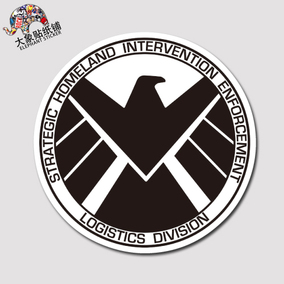 marvel贴纸 行李箱旅行贴纸 漫威贴纸潮牌贴纸 防水3m材质贴纸_双氙