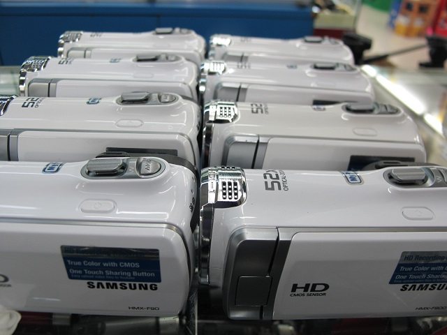 samsung/三星 hmx-f90/f900 家用高清闪存数码摄像机