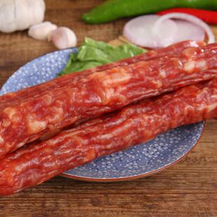 腊肠 玉兔咸味香肠2.5kg 江苏特产肉食美食 腊肠 江浙沪皖一件包邮
