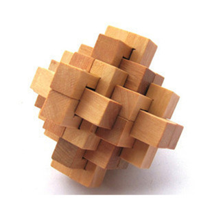 玩具 二十四锁 解锁解环 孔明锁24 成人创意玩具 玩具鲁班锁木制