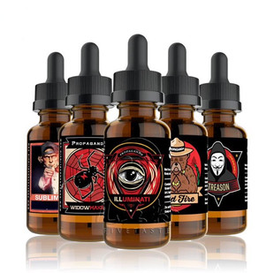 正品蒸汽果汁电子烟油冰爽荔枝烟液小绿人薄荷cbd进口水果味100ml