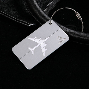 空客波音铝合金机组行李牌 boeing airbus 金属吊牌行李箱吊牌