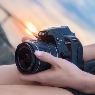【大象摄影】正品国行尼康入门级单反d3400 18-55vr高清数码相机