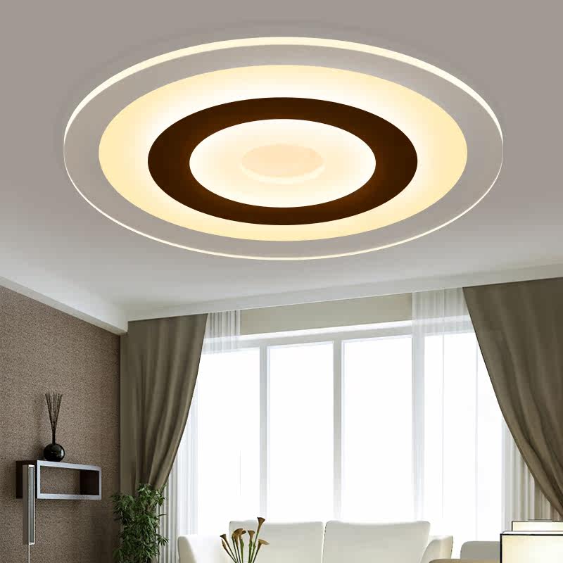 调光led吸顶灯大客厅卧室灯饰圆形温馨大气简约现代书房餐厅灯具