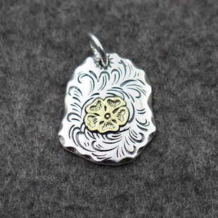 首饰/时尚饰品新 项坠/吊坠 > 吊坠 goros 正品复刻xl大号蔷薇花点金