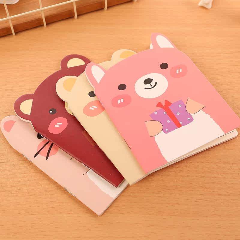 本子可爱异形小猪本子 韩版创意学生文具卡通随身本小动物记事本
