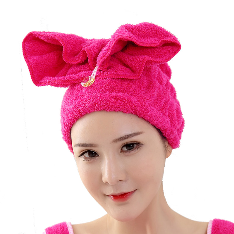 2条装干发帽超强吸水加大加厚擦头发速干包头毛巾孕妇月子帽秋冬