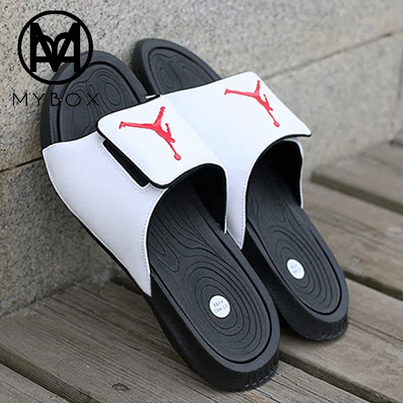 air jordan 6 aj6 黑金 白红 运动 拖鞋 881473-011-101-033-100