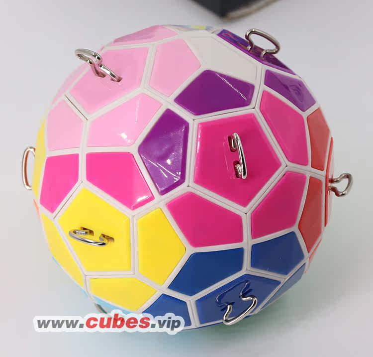 【十二轴.智力球】十二轴转面智力球魔方 智力小足球魔方