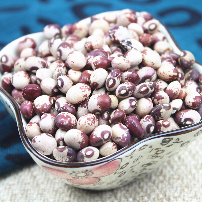 熊猫豆 农家自产奶小花芸豆 猫眼豆 花豇豆 饭豆豆类杂粮粗粮250g