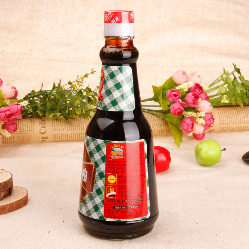 广东特产厨邦红烧酱油410ml 用于炒菜烧菜红烧肉炖煮 晒足180天