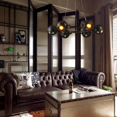 北欧loft复古工业风吊灯客厅创意个性酒吧台咖啡厅服装店餐厅吊灯