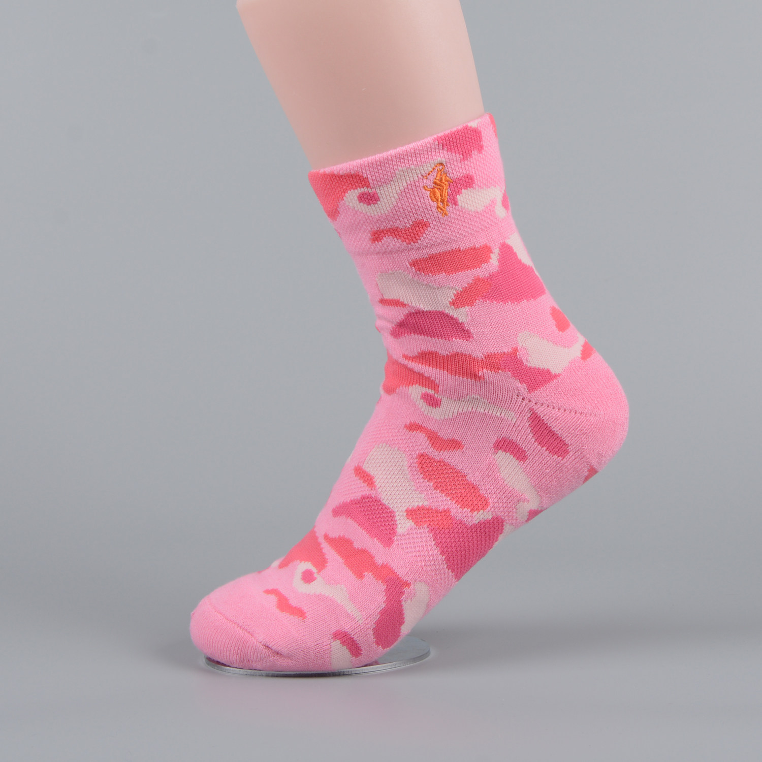 polo女士袜子秋冬款加厚毛巾袜子女棉袜子中筒袜子秋冬6双装1294