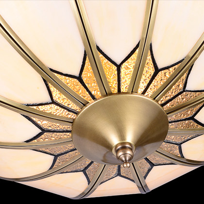 沙尔克欧式全铜灯卧室吸顶灯书房灯具美式阳台过道焊锡灯饰灯具