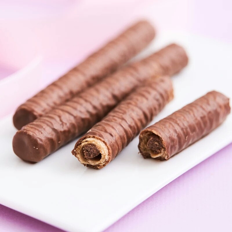 德芙巧丝夹心威化巧克力棒奥地利进口18支礼盒装情人节喜糖零食品