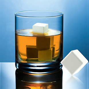 美国asobu 香槟葡萄酒威士忌苏打水冷却器 陶瓷冰块 冰格 酒伴侣