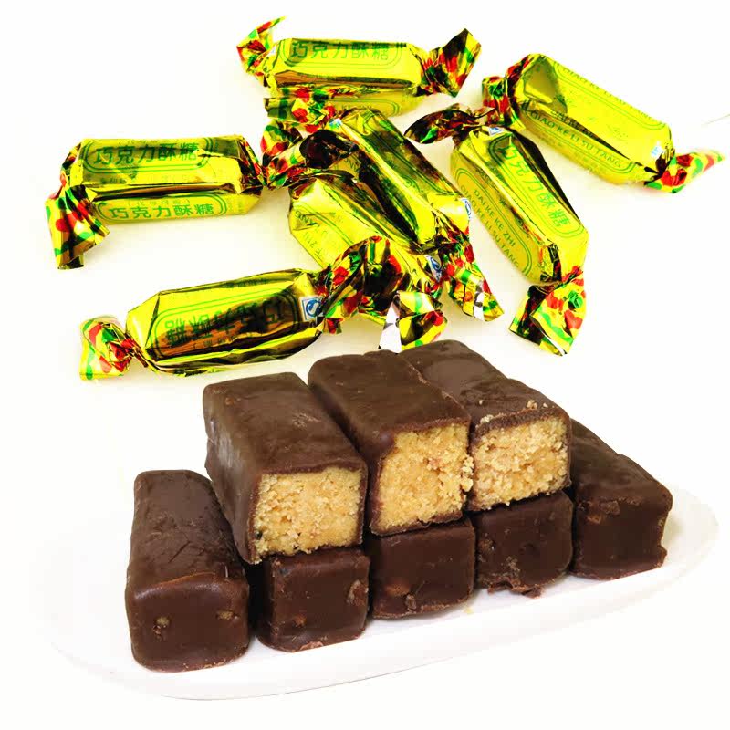 四川特产甜头巧克力酥糖送长辈老人休闲零食年货糖果散装喜糖500g