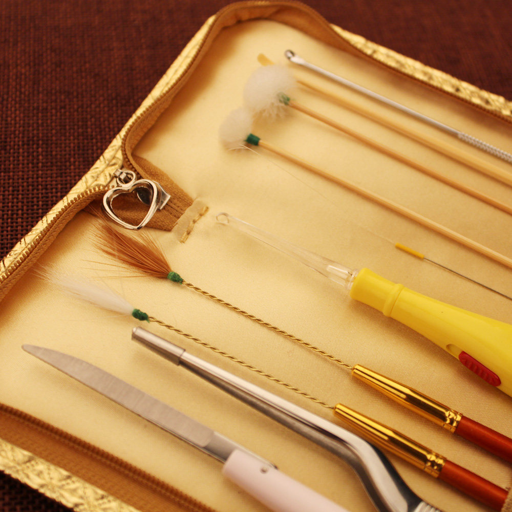 草木香采耳工具套装家用 挖耳掏耳勺挖耳朵鹅毛 儿童耳朵清洁工具