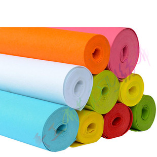 2mm加厚不织布布料1m*50m卷幼儿园儿童手工diy玩偶制作无纺布材料