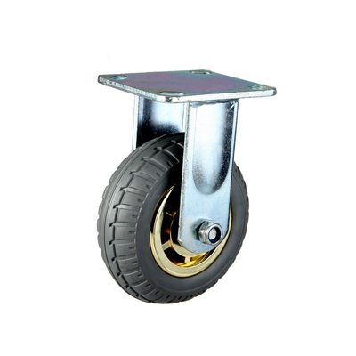 6寸重型万向轮4/5/8寸工业橡胶轮推车拖车小车定向轮子车轱辘特价
