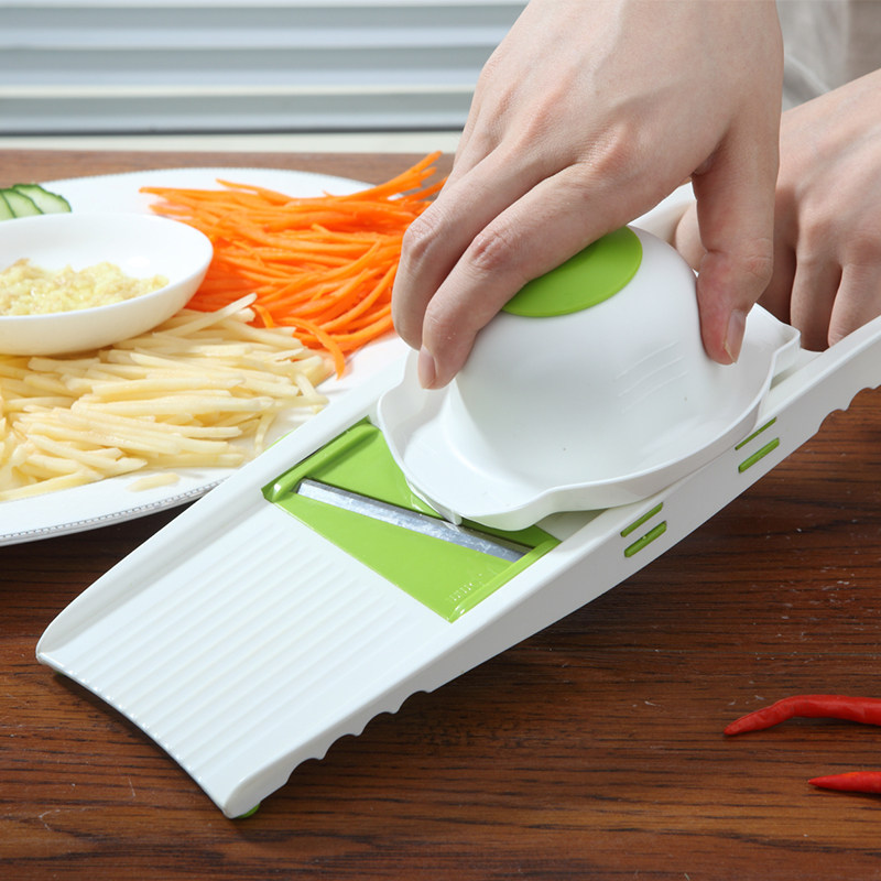 优腾 多功能切菜器 土豆丝切丝器刨丝刀切片器 不锈钢切菜机手动
