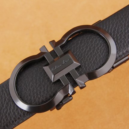 塞飞洛真皮皮带男士牛皮腰带针扣男士皮带男款皮带bc-b82285包邮_7折