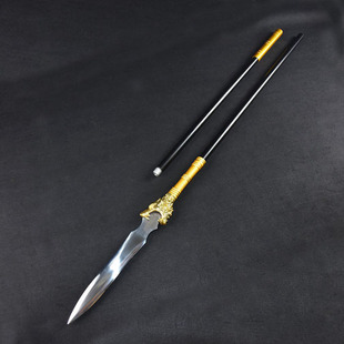 霸王枪长枪红缨枪头武术长矛十八般兵器赵云枪未开刃 龙泉宝剑