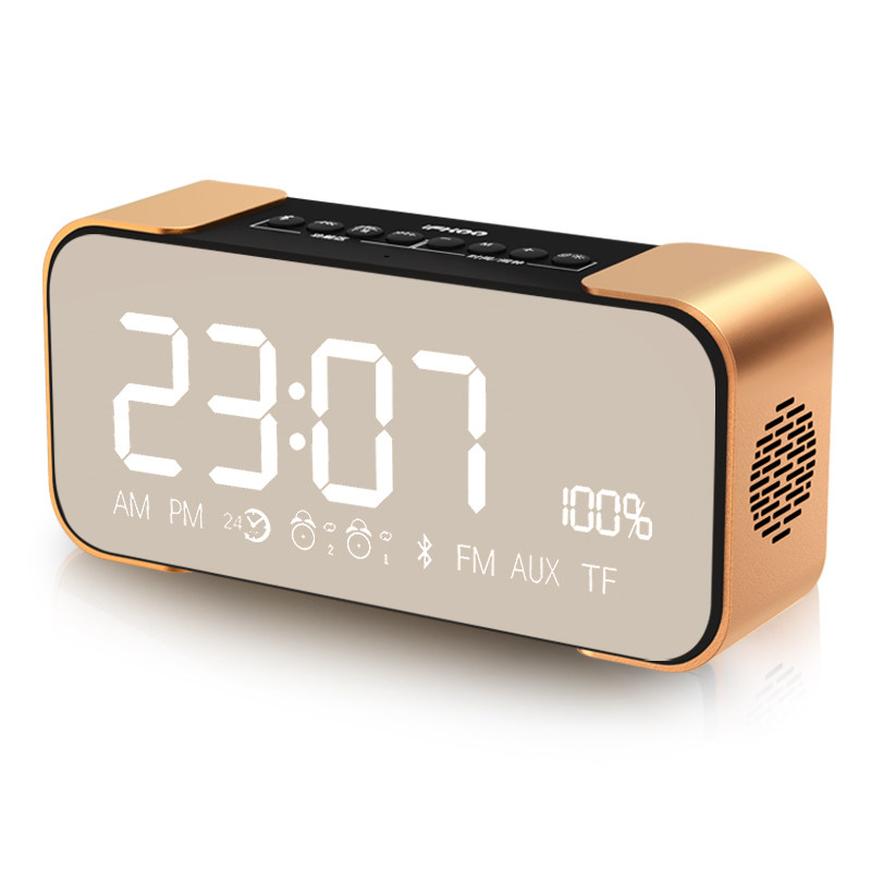 ifkoo/伊酷尔 q8创意无线蓝牙音箱手机插卡闹钟迷你小音响低音炮