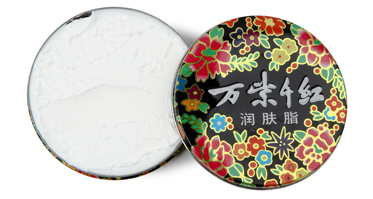 10个包邮包邮万紫千红润肤脂40g祖母级国货护肤脂大铁盒润肤手霜