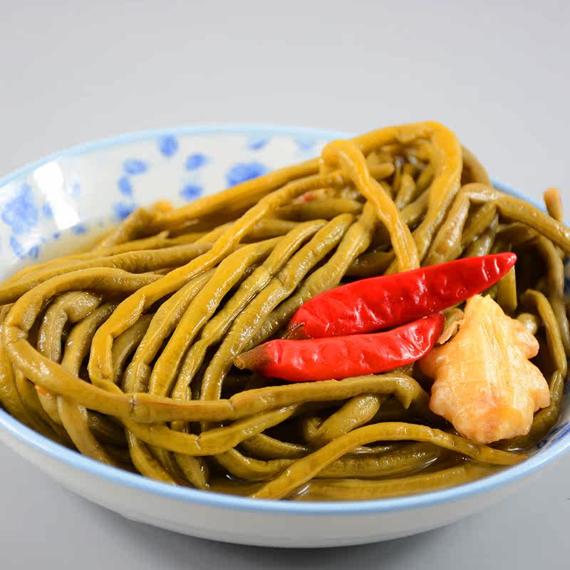 戎陈坊 老坛泡豇豆 350gx3袋 正宗四川宜宾特产泡菜酸豆角酸豇豆