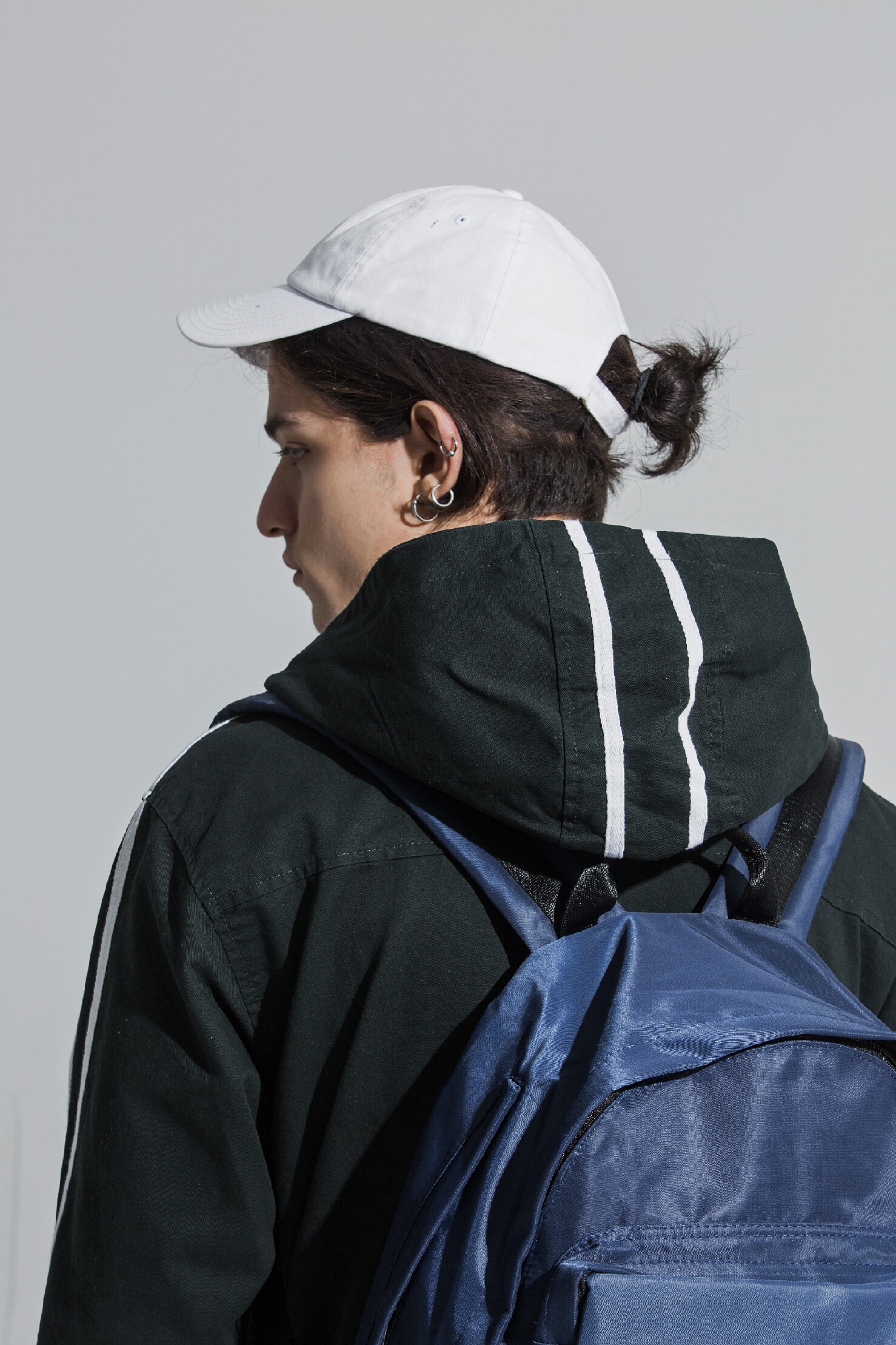 grinch 2017 a/w 美式机能风燕尾冲锋衣男连帽防风衣运动潮牌外套