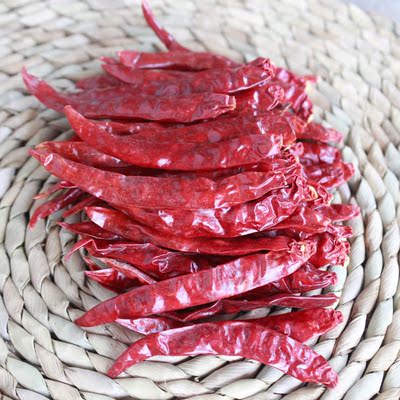 印度魔鬼辣椒王500g【无把】印度椒超辣干辣椒断魂椒朝天椒s17号