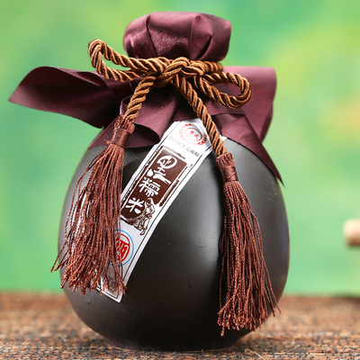 原浆黑糯米酒农家自酿贵州特产酒苗族酒黄氏糯米酒17度500ml