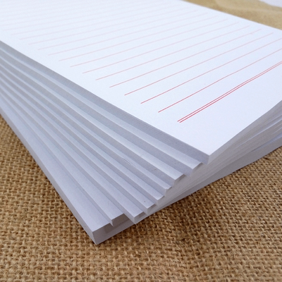 包邮10本装16k空白方格作文纸单线双线原稿纸学生用加厚信纸便签