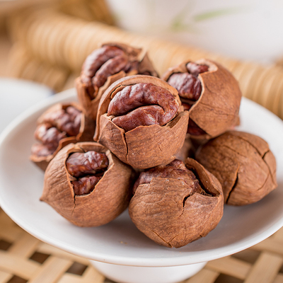 17年新货临安手剥山核桃含罐装500g散装坚果炒货小核桃椒盐奶油味