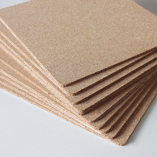 带背胶圆角四边形软木板照片墙办公宣传留言告示水松幼儿园软木贴