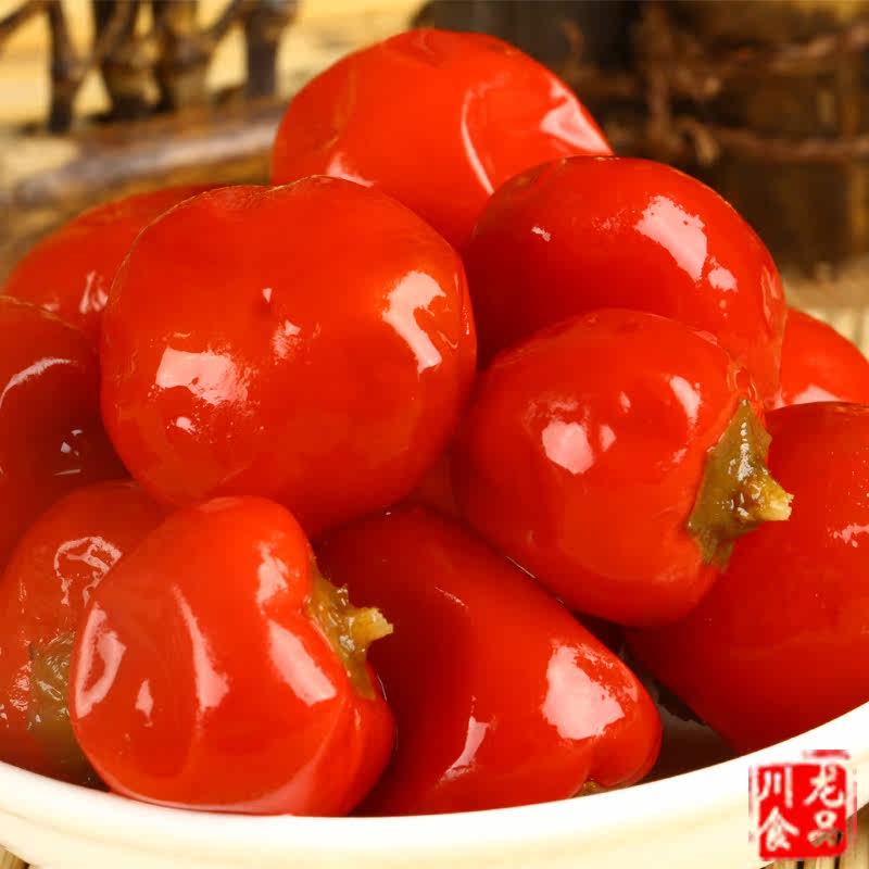 正宗农家老坛陈泡灯笼椒瓶装泡圆椒 朝天椒川菜调料辣椒牛蛙首选