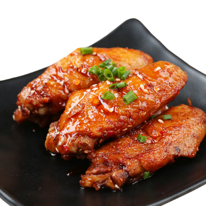 【恰味道麻辣鸡翅中】好吃的湖南特产香辣鸡中翅新鲜卤味零食小吃