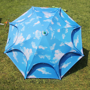 2m双层万向钓鱼伞防雨晒防紫外线折叠太阳伞垂钓用品