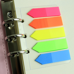 n次贴 45*12mm留言纸记事贴 34032透明塑料指示标签 轻松分类标记