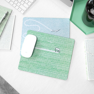 木与石原创设计鼠标垫小号手绘插画文艺清新可爱创意办公鼠标垫
